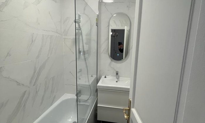 Douche à l’italienne avec niche murale à Gagny 93